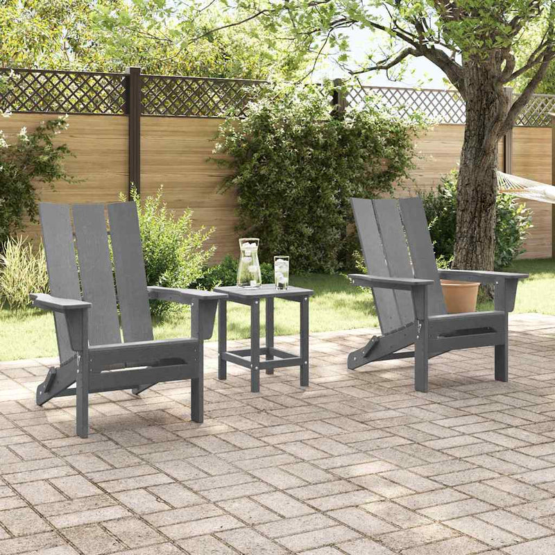 vidaXL Kerti pihenő bútor 2 pcs Világosszürke 74.5 x 80.5 x 90cm