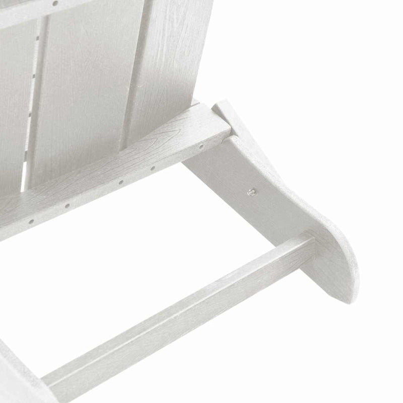 vidaXL Kerti pihenő bútor 3 pcs Fehér 38 x 38 x 46cm Műanyag