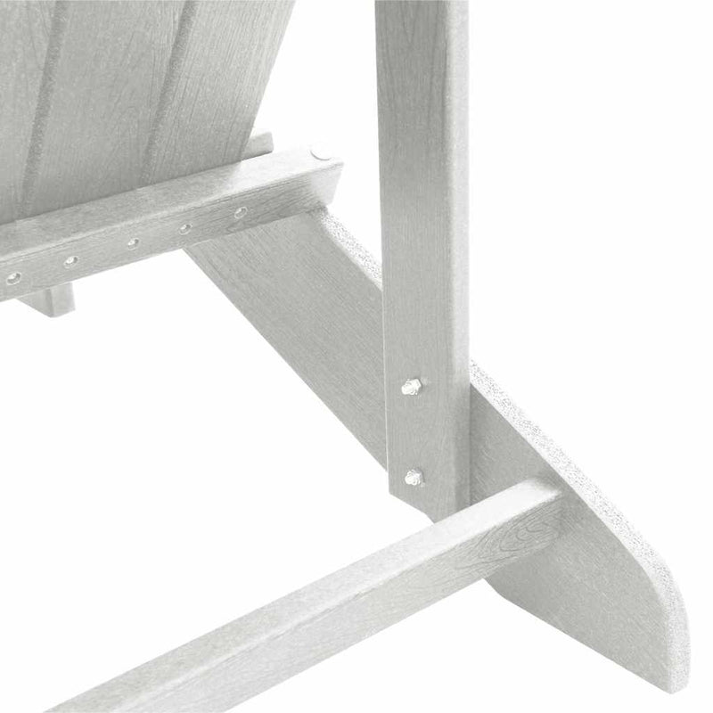 vidaXL Kerti pihenő bútor 3 pcs Fehér 38 x 38 x 46cm Polietilén