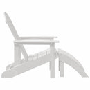vidaXL Kerti Szék 2 pcs Fehér 83 x 74 x 92 cm Polietilén