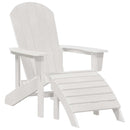 vidaXL Kerti pihenő bútor 3 pcs Fehér 38 x 38 x 46cm Műanyag