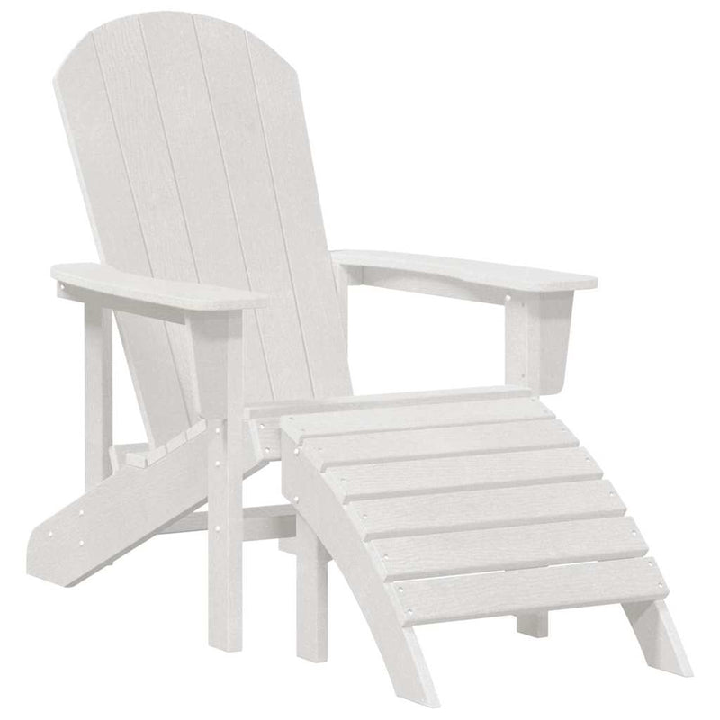 vidaXL Kerti pihenő bútor 3 pcs Fehér 38 x 38 x 46cm Műanyag
