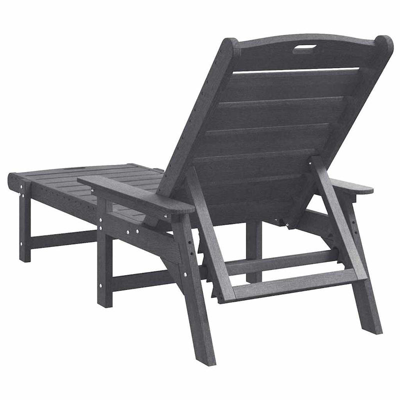 vidaXL Kerti pihenő bútor 2 pcs Világosszürke 53 x 195.5 x 30 cm
