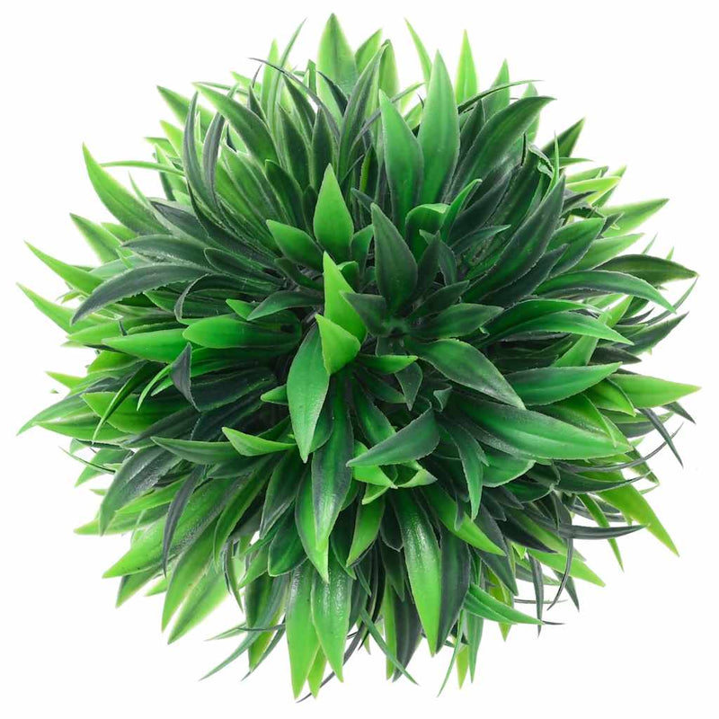 vidaXL 2 db zöld mesterséges boxwood gömbök LED fényekkel 20 cm