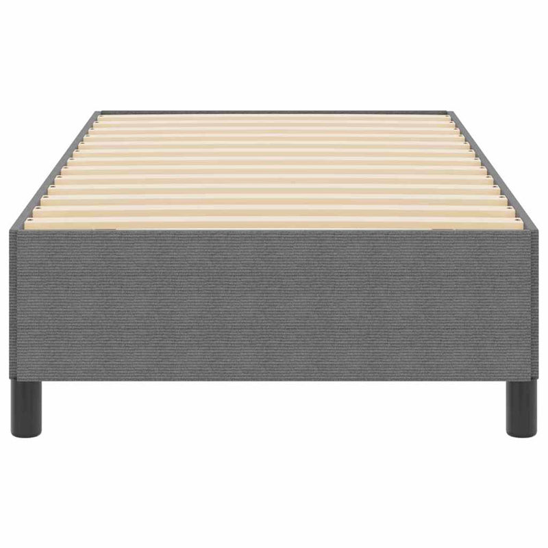 vidaXL Ágykeret Világosszürke 80 x 200 cm Bársony anyag