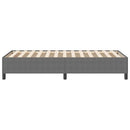 vidaXL Boxrugós ágy Világosszürke 80 x 200 cm Bársonyos szövet