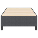 vidaXL Ágykeret Sötétszürke 90 x 190 cm Bársony anyag