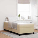 vidaXL Ágykeret Szürke zöld 90 x 190 cm Bársony anyag