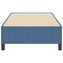 vidaXL Boxrugós ágy Kék 90 x 200 cm Bársonyos szövet