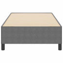 vidaXL Ágykeret Világosszürke 100 x 200 cm Bársony anyag