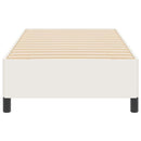 vidaXL Ágykeret Krém 100 x 200 cm Bársony anyag