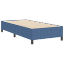 vidaXL Boxrugós ágy Kék 100 x 200 cm Bársonyos szövet