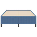 vidaXL Ágykeret Kék 120 x 190 cm Bársony anyag