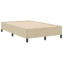 vidaXL Boxrugós ágy Szürke zöld 120 x 190 cm Bársonyos szövet