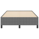 vidaXL Ágykeret Világosszürke 120 x 200 cm Bársony anyag