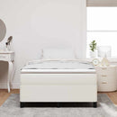 vidaXL Boxrugós ágy Krémszínű 120 x 200 cm Bársonyos szövet