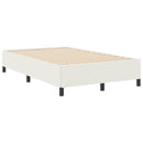 vidaXL Boxrugós ágy Krémszínű 120 x 200 cm Bársonyos szövet