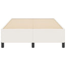 vidaXL Boxrugós ágy Krémszínű 120 x 200 cm Bársonyos szövet