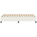 vidaXL Boxrugós ágy Krémszínű 140 x 190 cm Bársonyos szövet