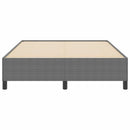 vidaXL Ágykeret Világosszürke 160 x 200 cm Bársony anyag