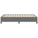 vidaXL Ágykeret Világosszürke 160 x 200 cm Bársony anyag