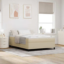 vidaXL Boxrugós ágy Szürke zöld 160 x 200 cm Bársonyos szövet