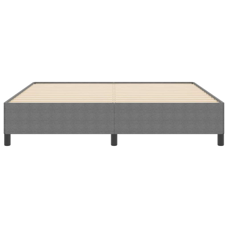 vidaXL Ágykeret Világosszürke 180 x 200 cm Bársony anyag