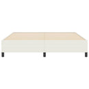 vidaXL Boxrugós ágy Krémszínű 180 x 200 cm Bársonyos szövet