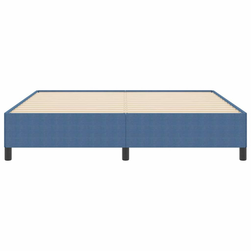 vidaXL Ágykeret Kék 180 x 200 cm Bársony anyag