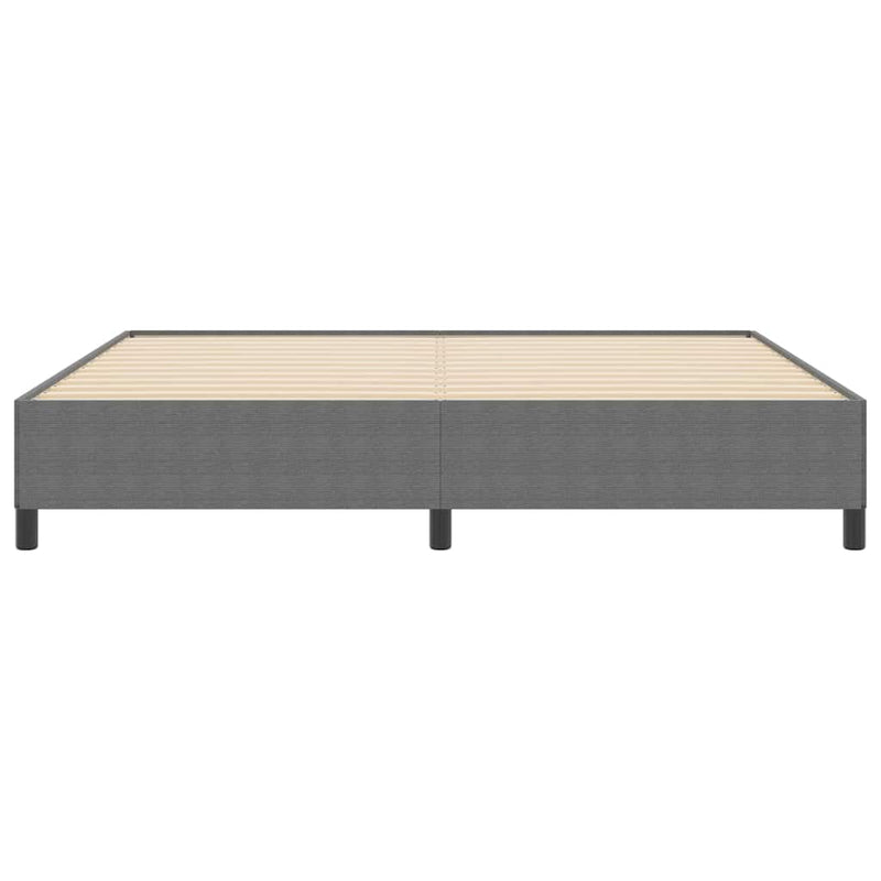 vidaXL Ágykeret Világosszürke 200 x 200 cm Bársony anyag