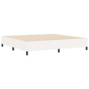 vidaXL Boxrugós ágy Krémszínű 200 x 200 cm Bársonyos szövet