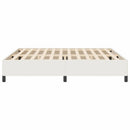 vidaXL Boxrugós ágy Krémszínű 200 x 200 cm Bársonyos szövet