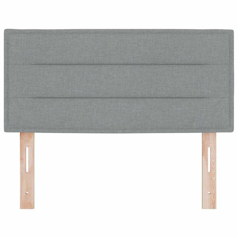 vidaXL Fejtámla Egyéb fejtámlával Világosszürke 80 cm szövet