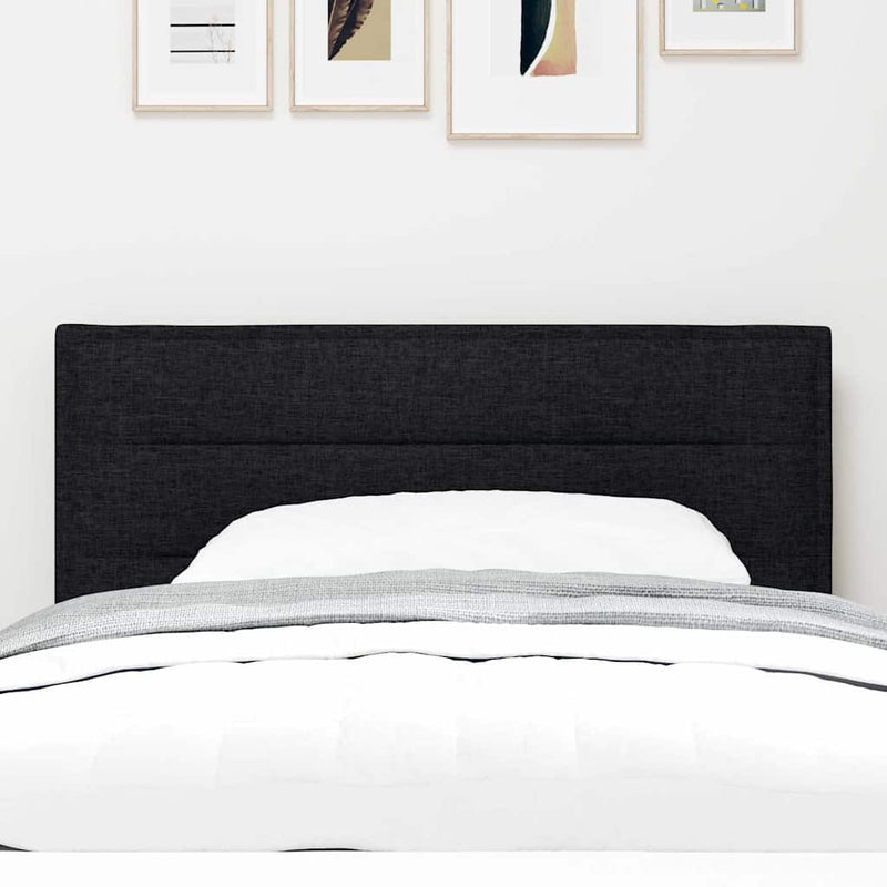 vidaXL Fejtámla Egyéb fejtámlával Fekete 80 cm szövet