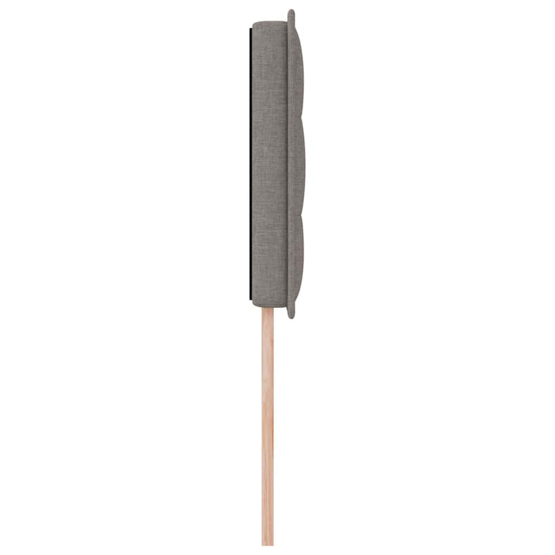 vidaXL Fejtámla Egyéb fejtámlával Tópszínű 80 cm szövet