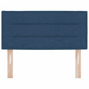 vidaXL Fejtámla fejtámlával Kék 80 cm szövet