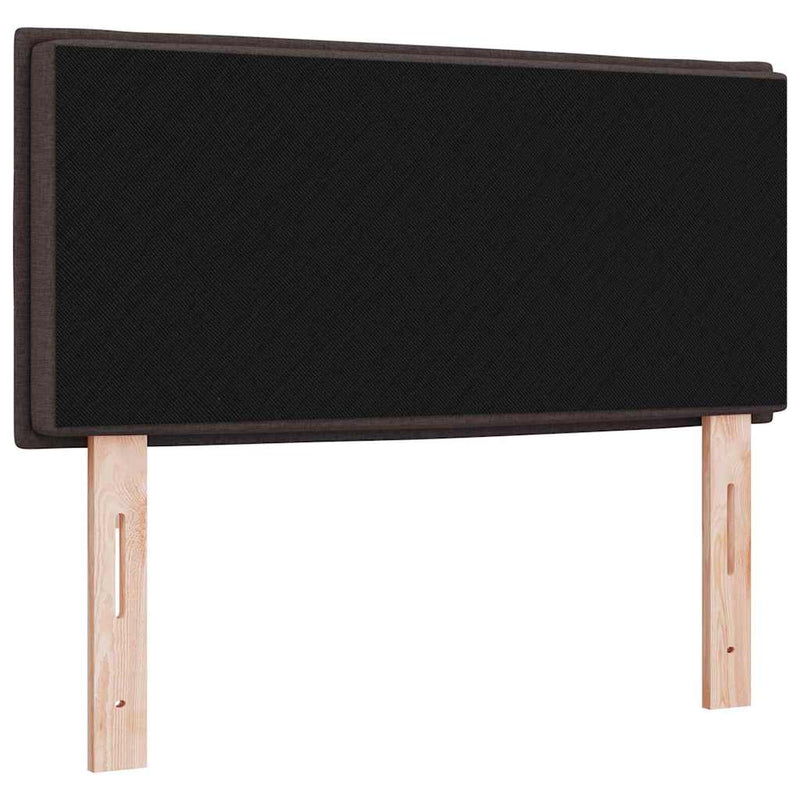 vidaXL Fejtámla Egyéb fejtámlával sötétbarna 90 cm szövet