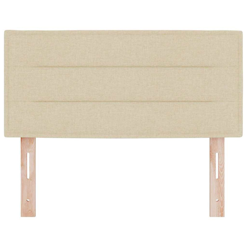 vidaXL Fejtámla Egyéb fejtámlával Krém 90 cm szövet
