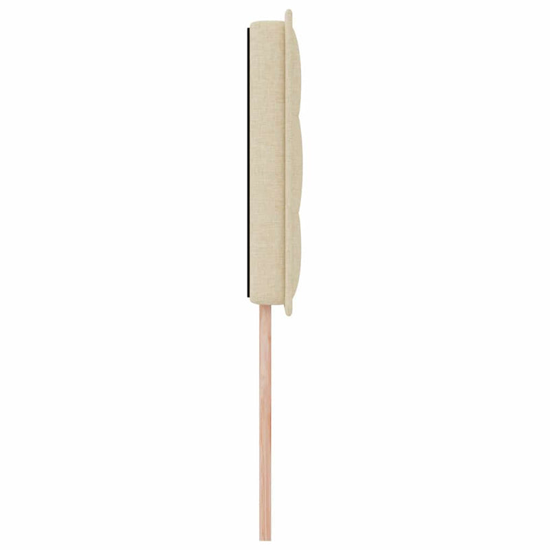vidaXL Fejtámla Egyéb fejtámlával Krém 90 cm szövet