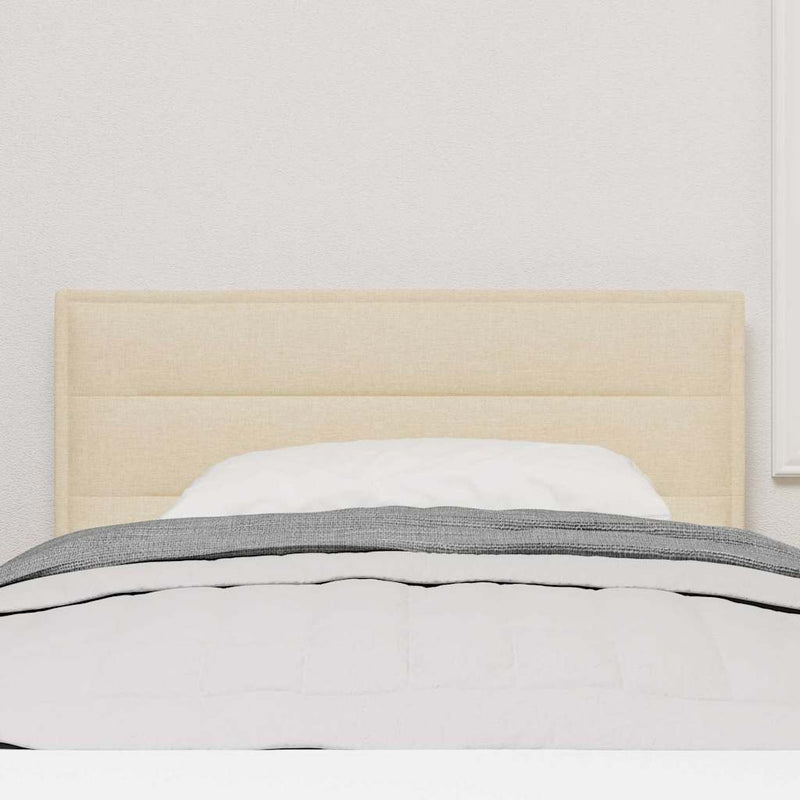 vidaXL Fejtámla Egyéb fejtámlával Krém 100 cm szövet