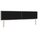 vidaXL Fejtámla fejtámlával Sötétszürke 200 cm Műbőr