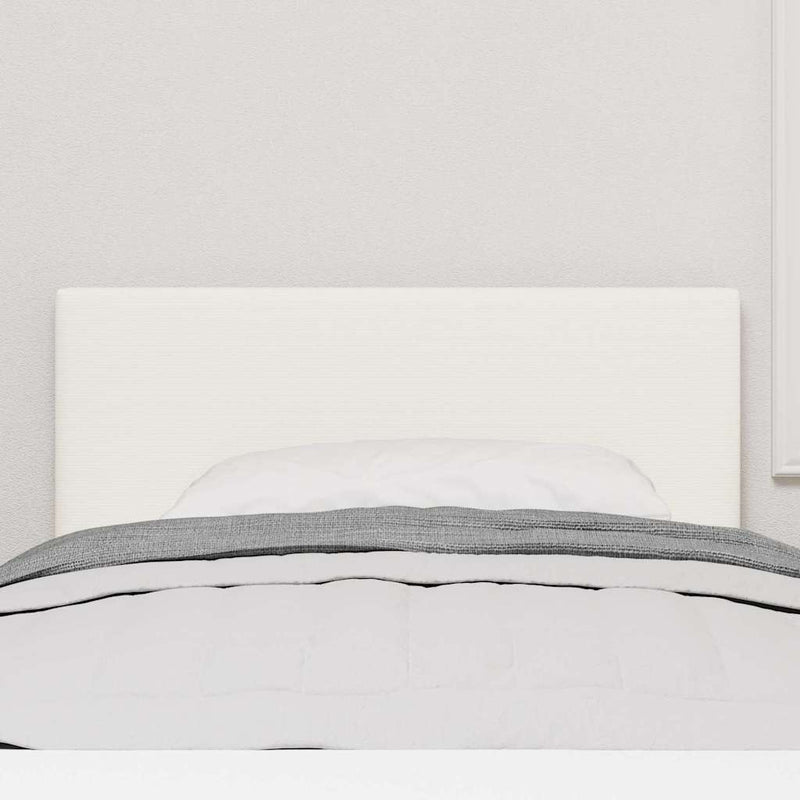 vidaXL Fejtámla fejtámlával Krém 80 cm Sávos Szövet