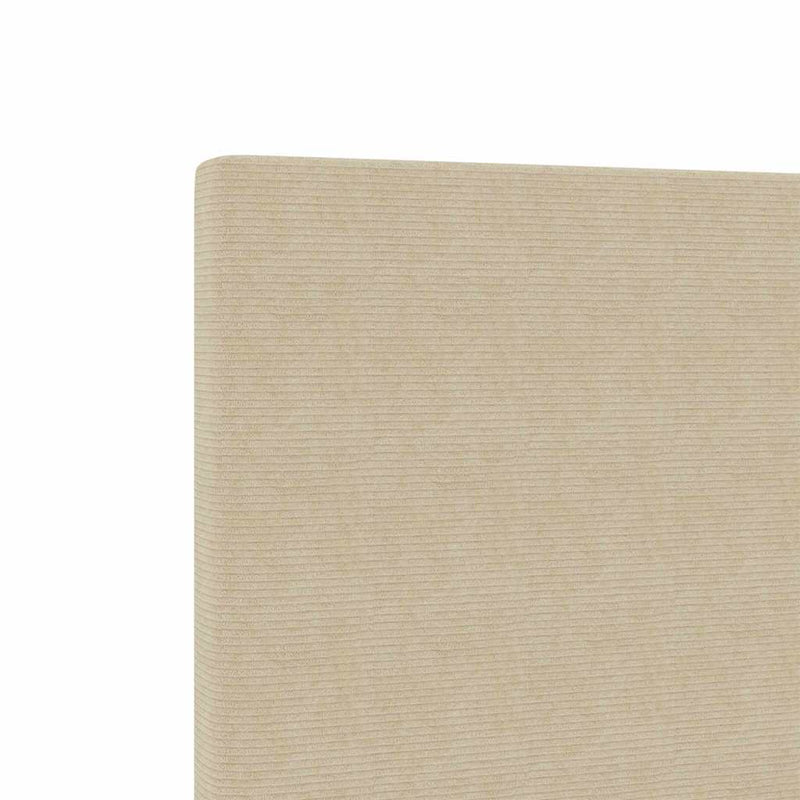 vidaXL Fejtámla fejtámlával Világosszürke 200 cm Sávos Szövet