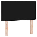 vidaXL Fejtámla Fekete 80 cm Bársony