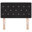 vidaXL Fejtámla fejtámlával Fekete 80 cm Műbőr