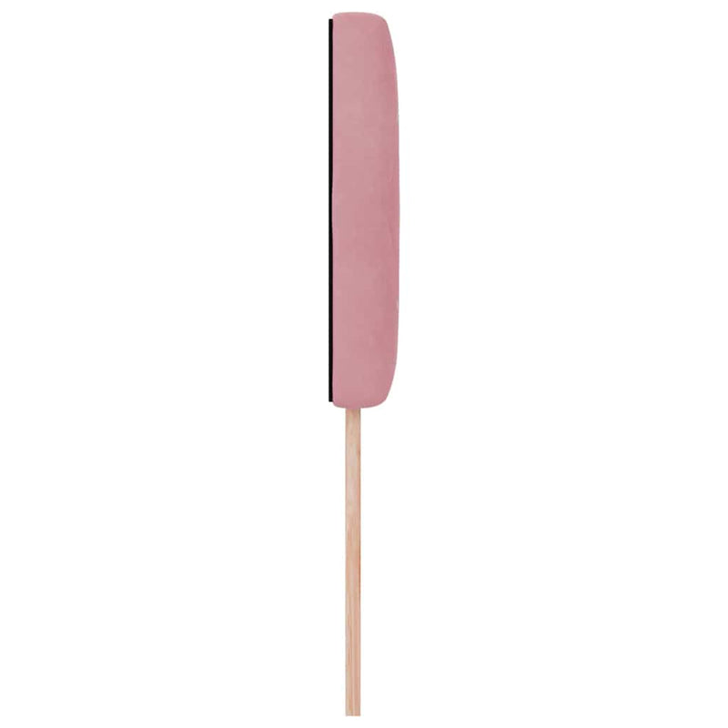 vidaXL Bársony Fejtámla Argyle fejtámlával Rózsaszín 90 cm Bársony