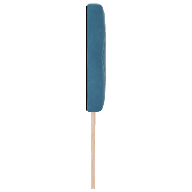 vidaXL Bársony Fejtámla Argyle fejtámlával Sötét kék 180 cm Bársony