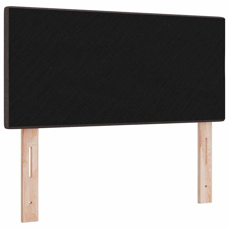 vidaXL Fejtámla fejtámlával sötétbarna 80 cm szövet