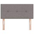 vidaXL Fejtámla fejtámlával Tópszínű 80 cm szövet