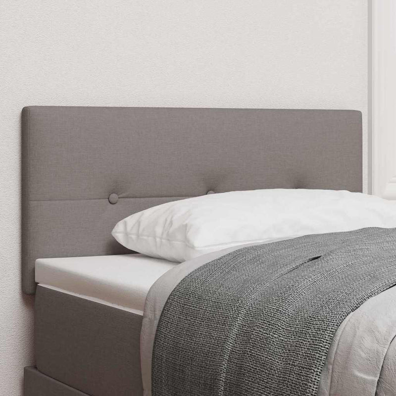 vidaXL Fejtámla fejtámlával Tópszínű 90 cm szövet